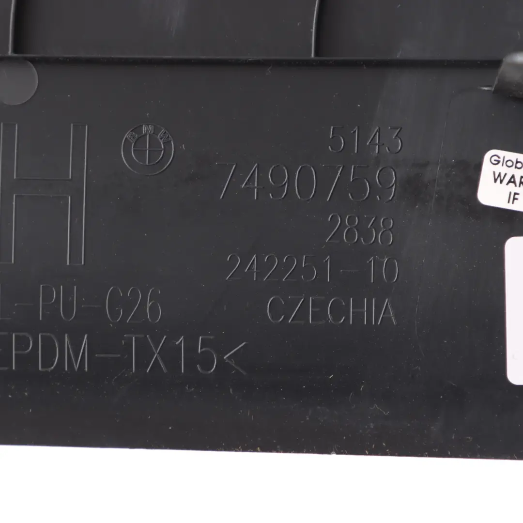 Column B Pillar Trim Panel Lower Left N/S Anthracite to BMW G26 Cover with Part number 9871095 BMW G26 Cover Column B Pillar Trim Panel Lower Left N/S Anthracite - SKU 9871095 - Part number 9871095