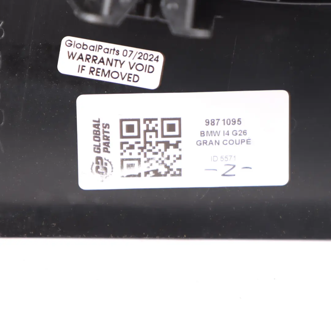Column B Pillar Trim Panel Lower Left N/S Anthracite to BMW G26 Cover with Part number 9871095 BMW G26 Cover Column B Pillar Trim Panel Lower Left N/S Anthracite - SKU 9871095 - Part number 9871095