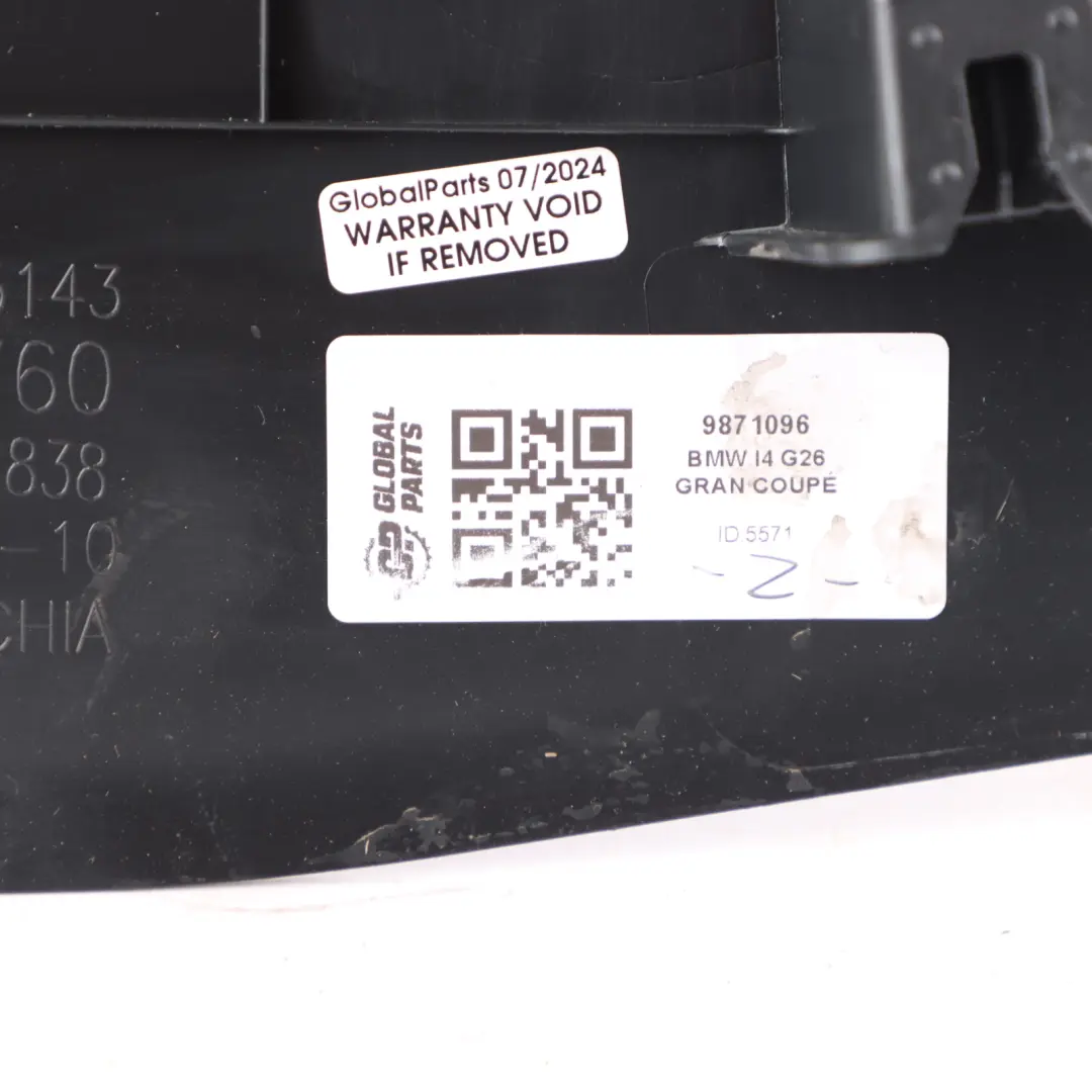 Column B Pillar Trim Panel Lower Right O/S Anthracite to BMW G26 Cover with Part number 9871096 BMW G26 Cover Column B Pillar Trim Panel Lower Right O/S Anthracite - SKU 9871096 - Part number 9871096