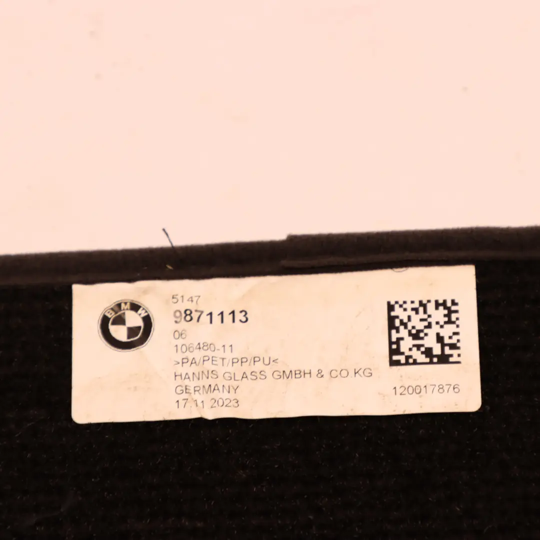 BMW G26 Floor Mats Set Interior Front Rear Cover Black - SKU rhd-9871113-1 - Part number 9871113