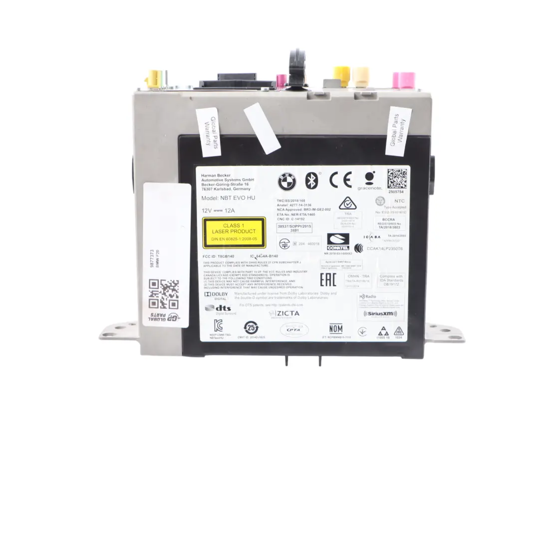  Head Unit BMW F22 F23 X3 F25 F32 F33 F36 Navigation Sat Nav DAB Harman - SKU 9877373 - Part number 9877373