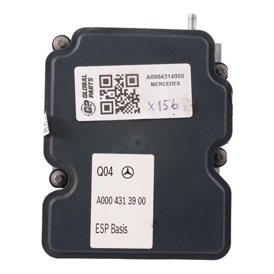 ABS Module contrôle la pompe hydraulique freinage Mercedes GLA X156 - SKU A0004314000 - Numéro de pièce A0004314000