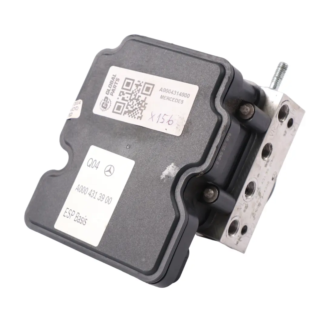 ABS Module contrôle la pompe hydraulique freinage Mercedes GLA X156 - SKU A0004314000 - Numéro de pièce A0004314000