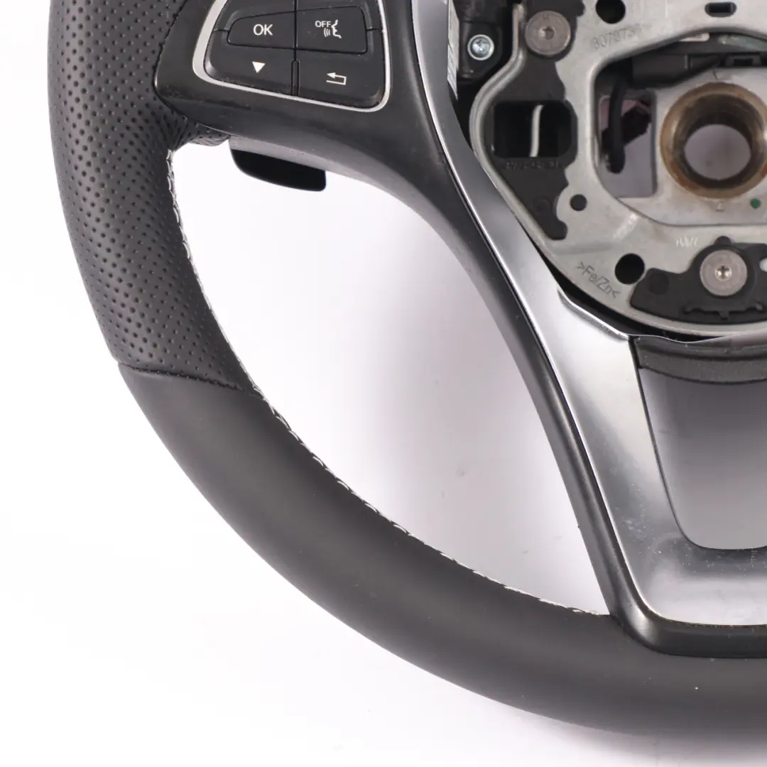 NUOVO in Pelle Nera multifunzione Cambio Volante per Volante Mercedes W205 C253 con numero di parte A0004600507 Volante Mercedes W205 C253 NUOVO in Pelle Nera multifunzione Cambio Volante - SKU A0004600507-2 - Numero di parte A0004600507