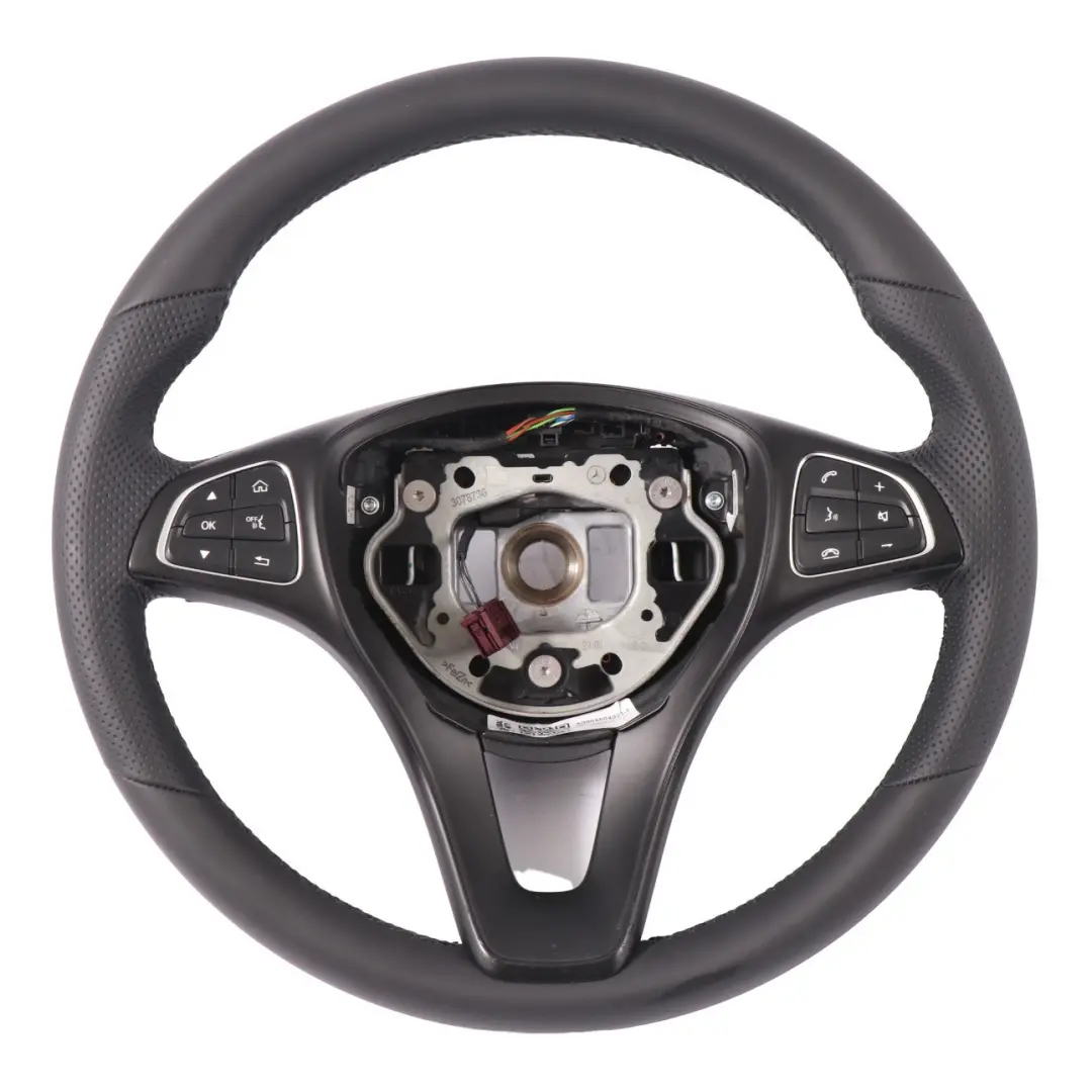  Volant Mercedes W205 NEUF Cuir Noir Multifonction - SKU A0004604903-1 - Numéro de pièce A0004604903