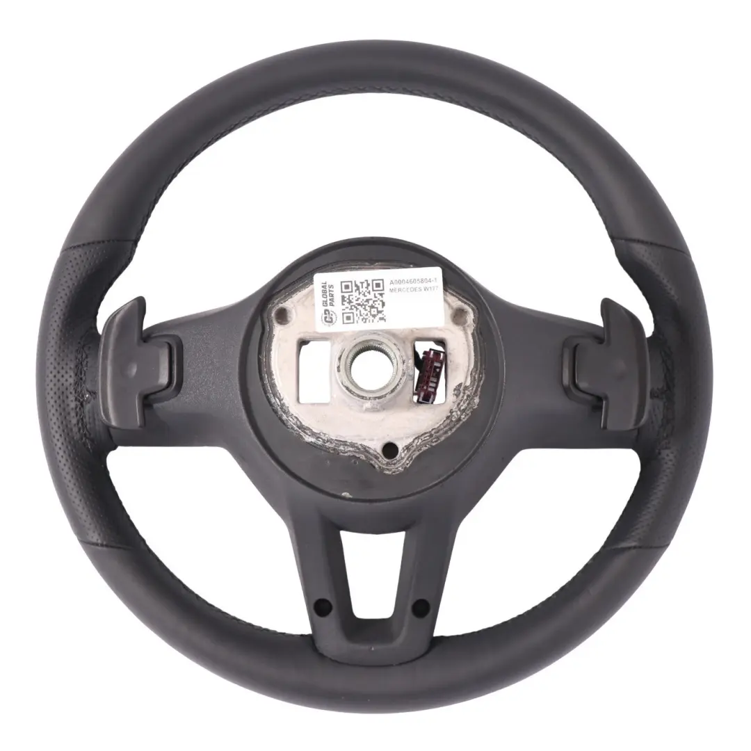  Volant Mercedes C118 W177 NOUVEAU Cuir Noir Palettes Changement Vitesse - SKU A0004605804-1 - Numéro de pièce A0004605804