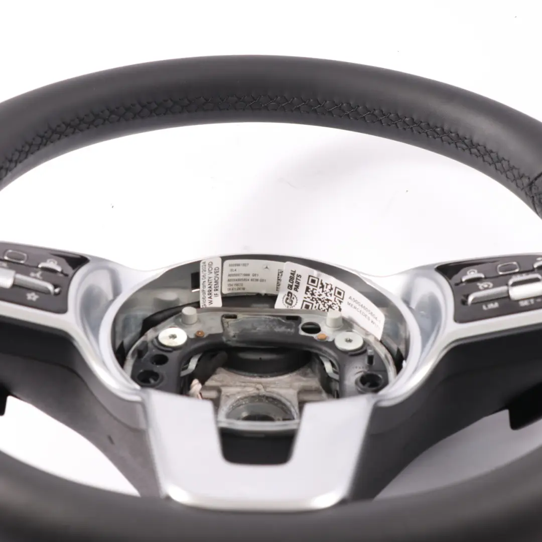  Volant Mercedes C118 W177 NOUVEAU Cuir Noir Palettes Changement Vitesse - SKU A0004605804-1 - Numéro de pièce A0004605804
