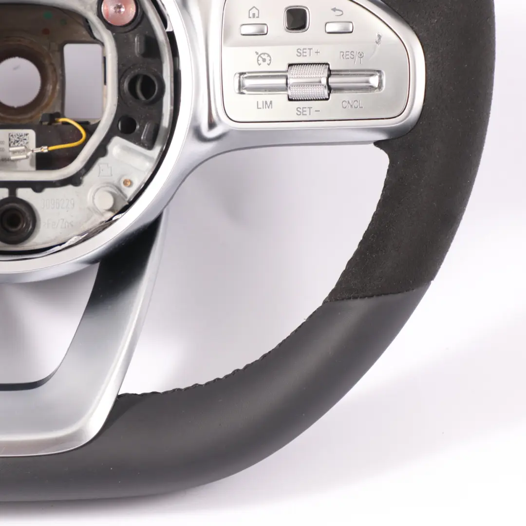 Mercedes W177 W205 W247 Kierownica NOWA Czarna Skóra Alkantara Łopatki - SKU A0004609313-1 - Numer Części A0004609313