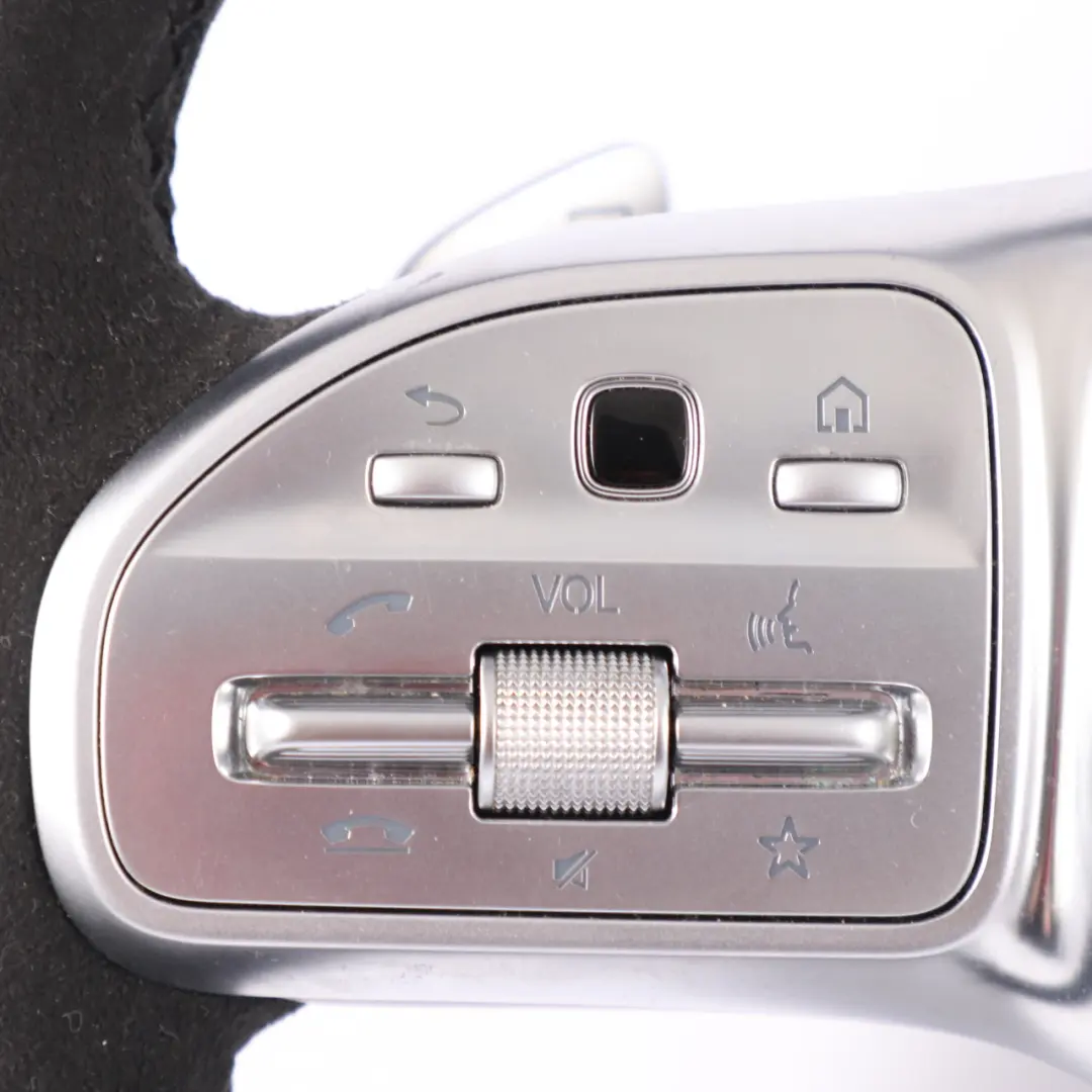  Volant Mercedes W177 W205 NEUF Cuir Noir Alcantara Palettes Changement Vitesse - SKU A0004609313-1 - Numéro de pièce A0004609313