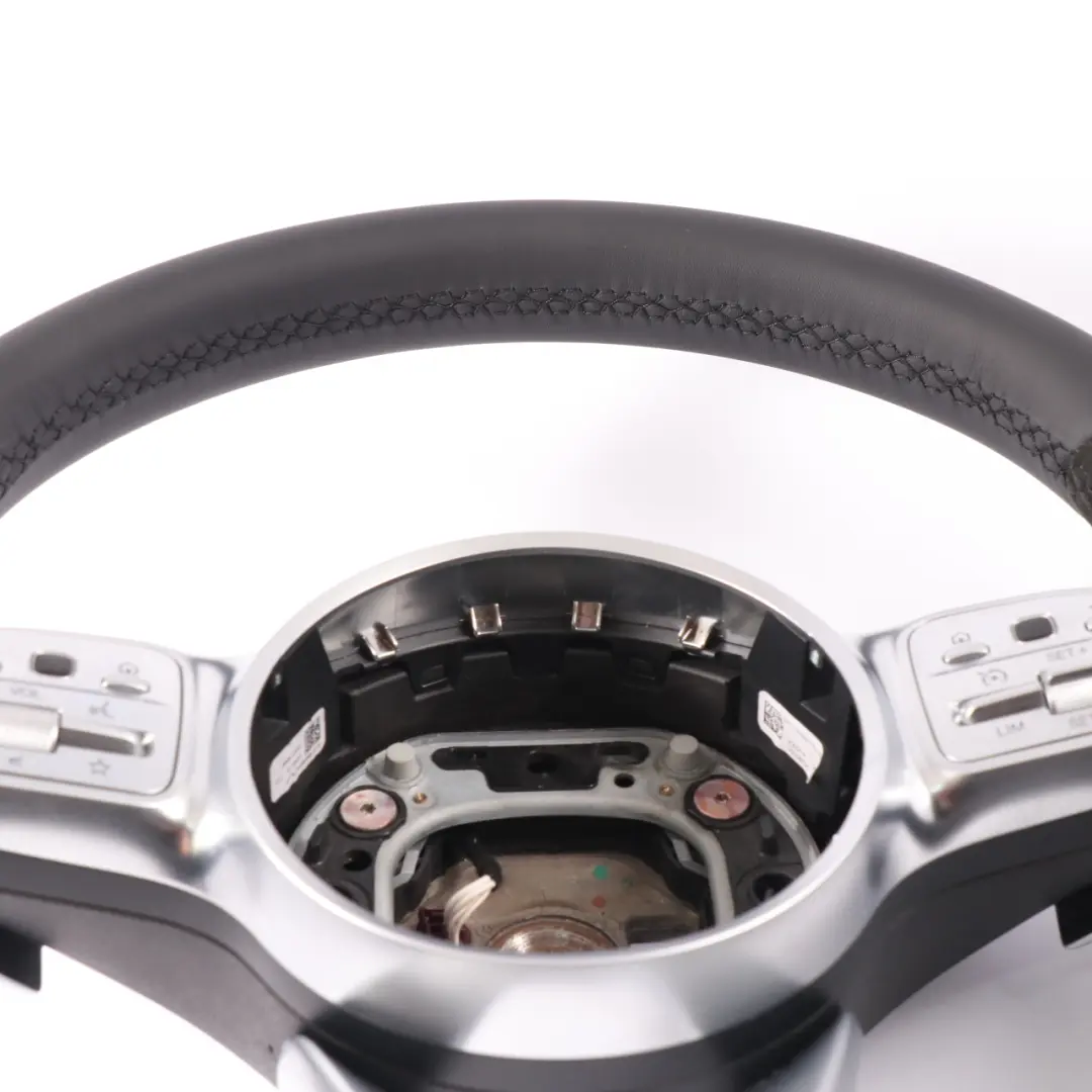 Steering Wheel Mercedes W177 W205 W247 NEW Black Leather Alcantara Paddle Shift to with Part number A0004609313 Steering Wheel Mercedes W177 W205 W247 NEW Black Leather Alcantara Paddle Shift - SKU A0004609313-1 - Part number A0004609313