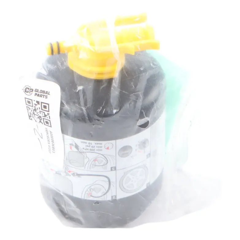 Reifendichtmittel Flasche Dichtungsmittel Tirefit Kit für Mercedes W205 mit Teilenummer A0005836803 Mercedes W205 Reifendichtmittel Flasche Dichtungsmittel Tirefit Kit - SKU A0005836803 - Teilenummer A0005836803