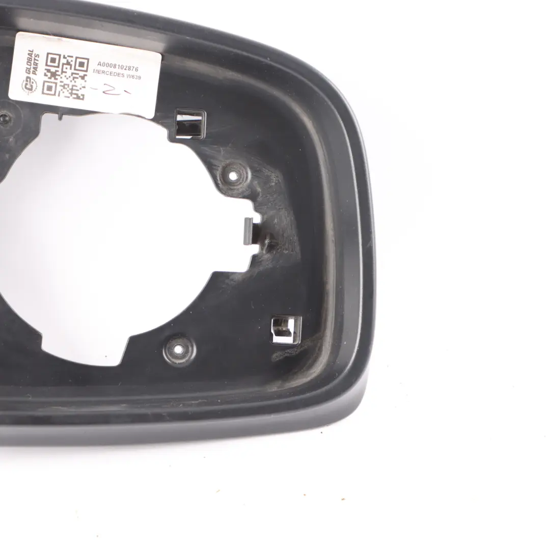 Door Wing Right O/S Mirror Frame Support Carrier to Mercedes W639 with Part number A0008102876 Mercedes W639 Door Wing Right O/S Mirror Frame Support Carrier - SKU A0008102876 - Part number A0008102876