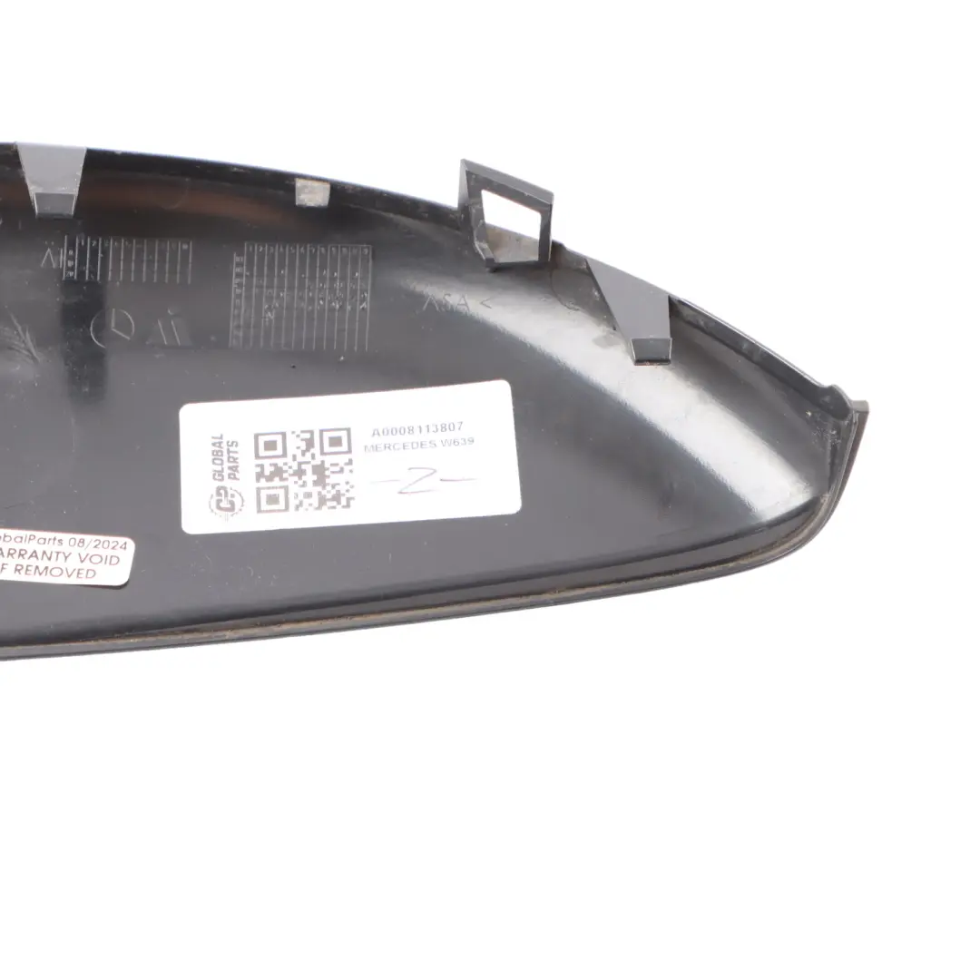 Wing Mirror Lower Cover Right O/S Cover Panel to Mercedes Vito W639 with Part number A0008113807 Mercedes Vito W639 Wing Mirror Lower Cover Right O/S Cover Panel - SKU A0008113807 - Part number A0008113807