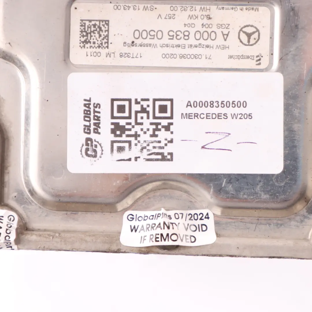 Heater Mercedes Vito W639 Additional Heat Exchanger Rear Heater to with Part number A0008350500 Heater Mercedes Vito W639 Additional Heat Exchanger Rear Heater - SKU A0008350500 - Part number A0008350500