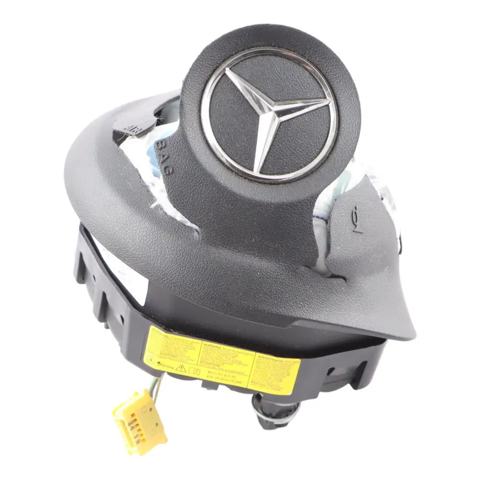 Mercedes W213 C117 Sprinter Air Module Steering Wheel Black DAMAGED - SKU A0008601202-2 - Part number A0008601202