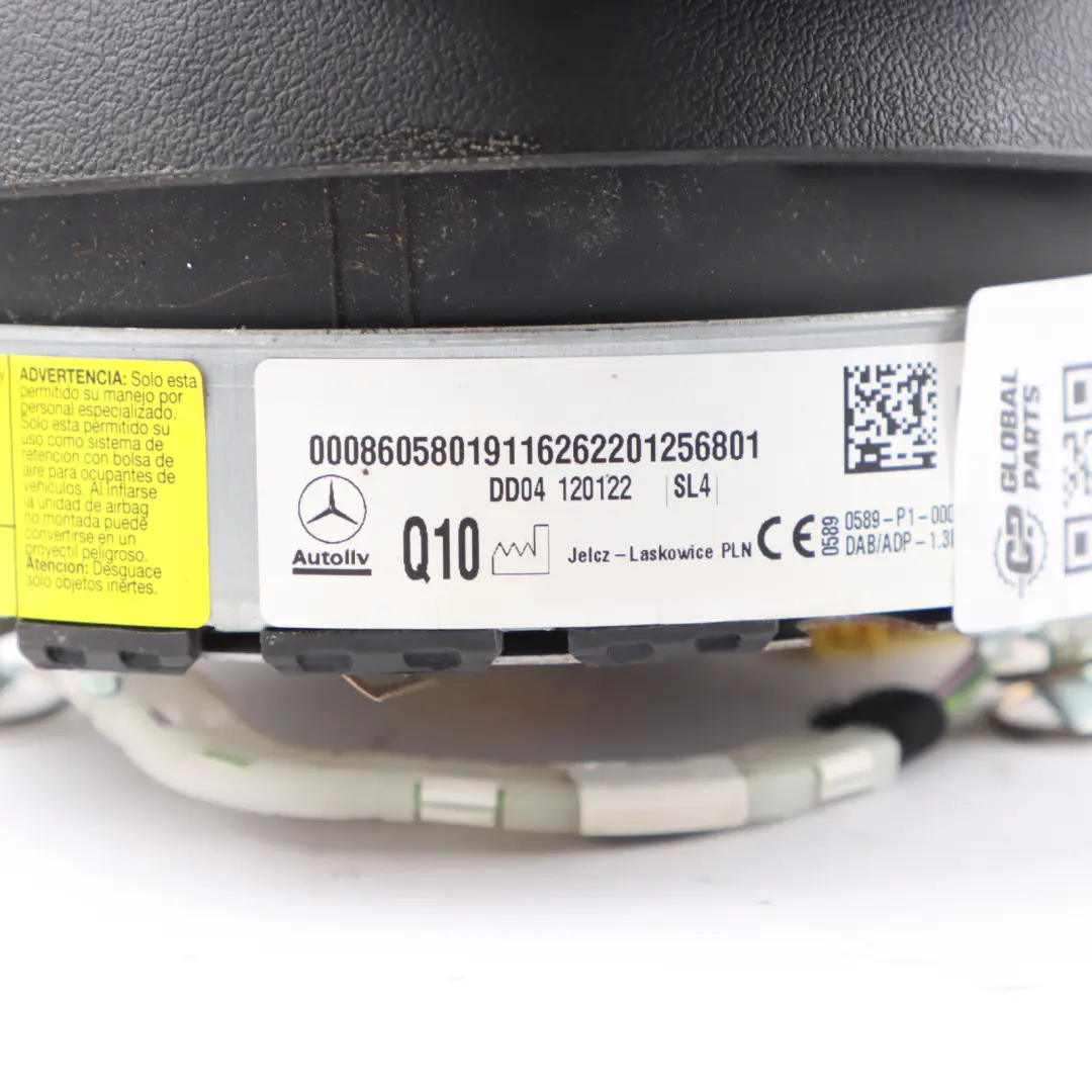Mercedes W907 Sprinter Air Module Steering Wheel Black DAMAGED - SKU A0008605801-1 - Part number A0008605801
