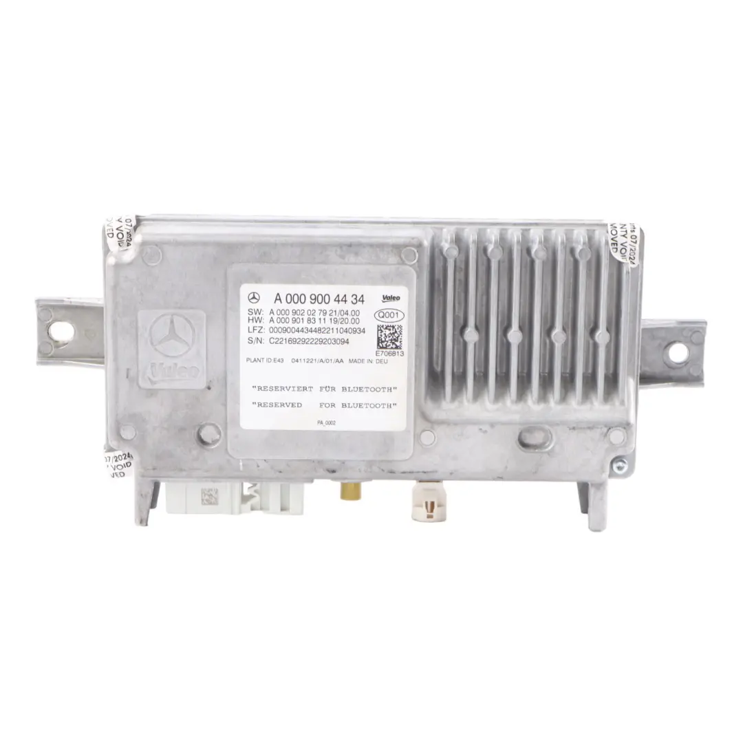 Telematik Bluetooth Modul Steuergerät ECU für Mercedes W177 W247 mit Teilenummer A0009004434 Mercedes W177 W247 Telematik Bluetooth Modul Steuergerät ECU - SKU A0009004434 - Teilenummer A0009004434