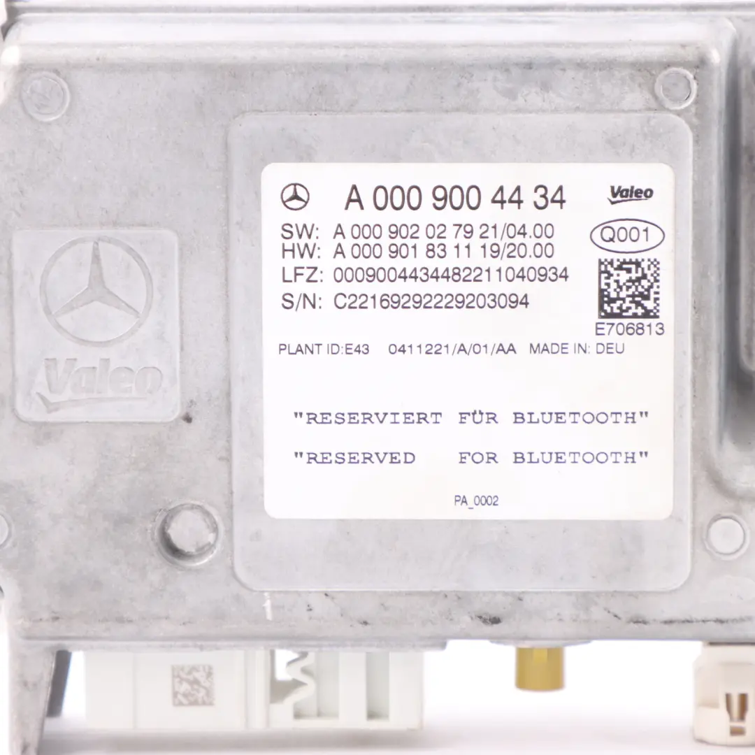 Mercedes W177 W247 Telematics Bluetooth Module Control Unit ECU - SKU A0009004434 - Part number A0009004434