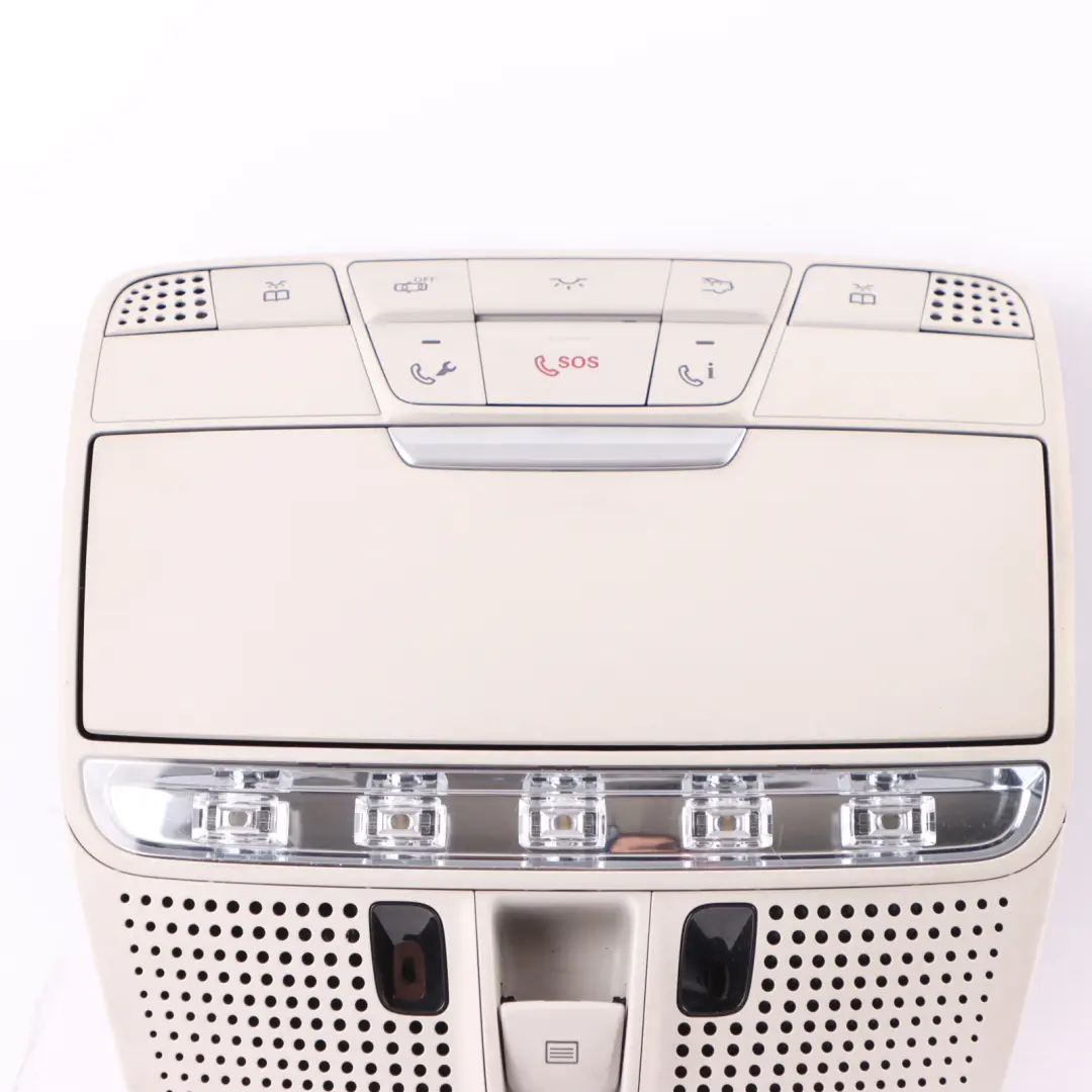 Cabin Lamp Mercedes W205 X253 Interior Roof Light Switch Panel Beige to with Part number A0009008407 Cabin Lamp Mercedes W205 X253 Interior Roof Light Switch Panel Beige - SKU A0009008407-1 - Part number A0009008407