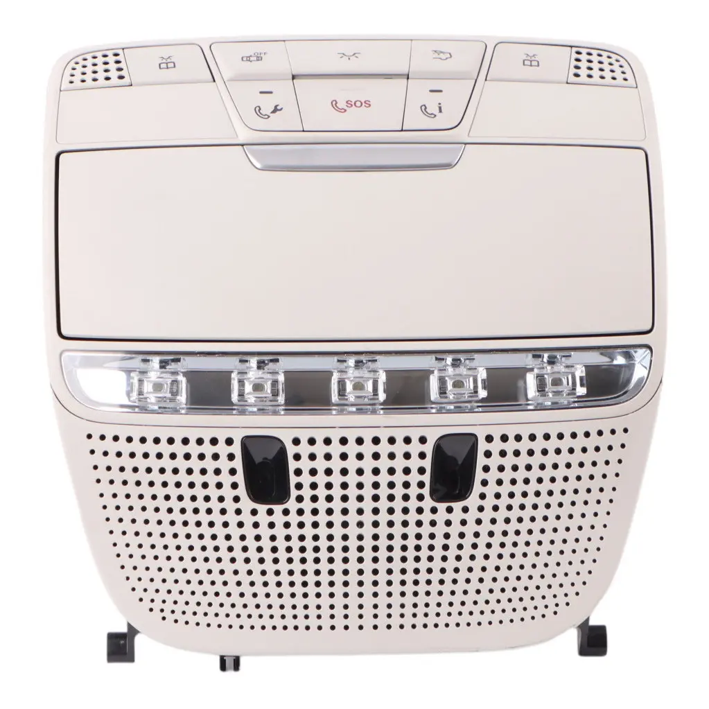 Kabine Lampe Innenraum Dach Lichtschalter Panel Greige für Mercedes W205 mit Teilenummer A0009008806 Mercedes W205 Kabine Lampe Innenraum Dach Lichtschalter Panel Greige - SKU A0009008806 - Teilenummer A0009008806