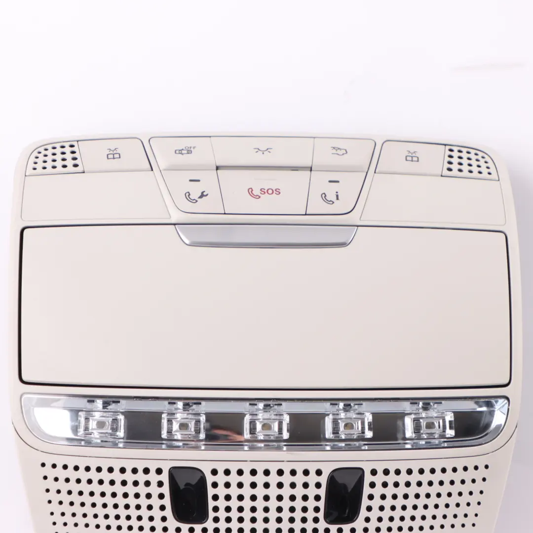 Cabina Lámpara Interior Techo Panel Interruptor Greige para Mercedes W205 con número de pieza A0009008806 Mercedes W205 Cabina Lámpara Interior Techo Panel Interruptor Greige - SKU A0009008806 - Número de pieza A0009008806