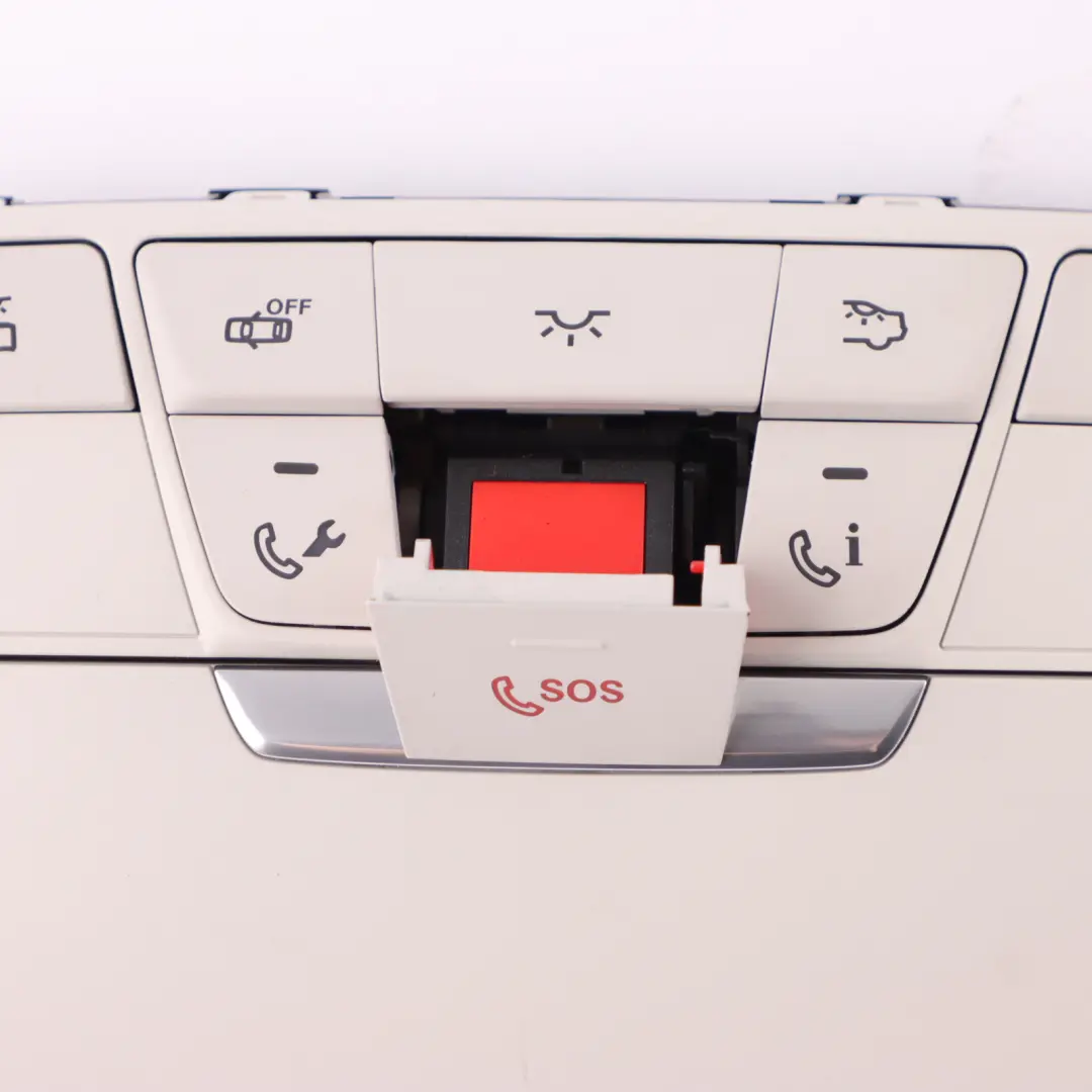 Cabina Lámpara Interior Techo Panel Interruptor Greige para Mercedes W205 con número de pieza A0009008806 Mercedes W205 Cabina Lámpara Interior Techo Panel Interruptor Greige - SKU A0009008806 - Número de pieza A0009008806