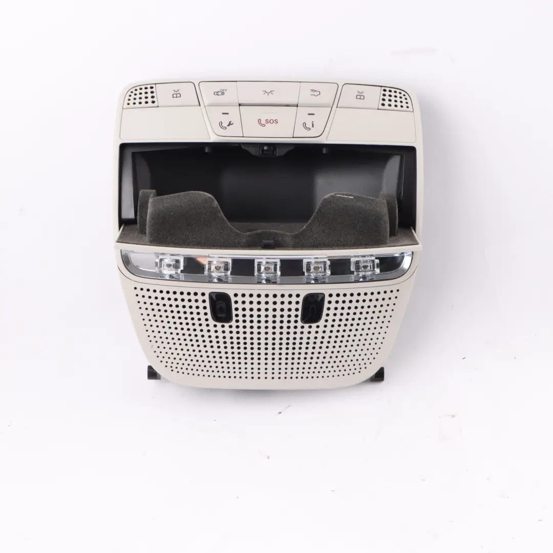 Cabina Lámpara Interior Techo Panel Interruptor Greige para Mercedes W205 con número de pieza A0009008806 Mercedes W205 Cabina Lámpara Interior Techo Panel Interruptor Greige - SKU A0009008806 - Número de pieza A0009008806
