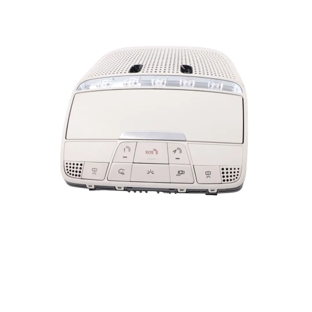 Mercedes W205 Kabine Lampe Innenraum Dach Lichtschalter Panel Greige - SKU A0009008806 - Teilenummer A0009008806