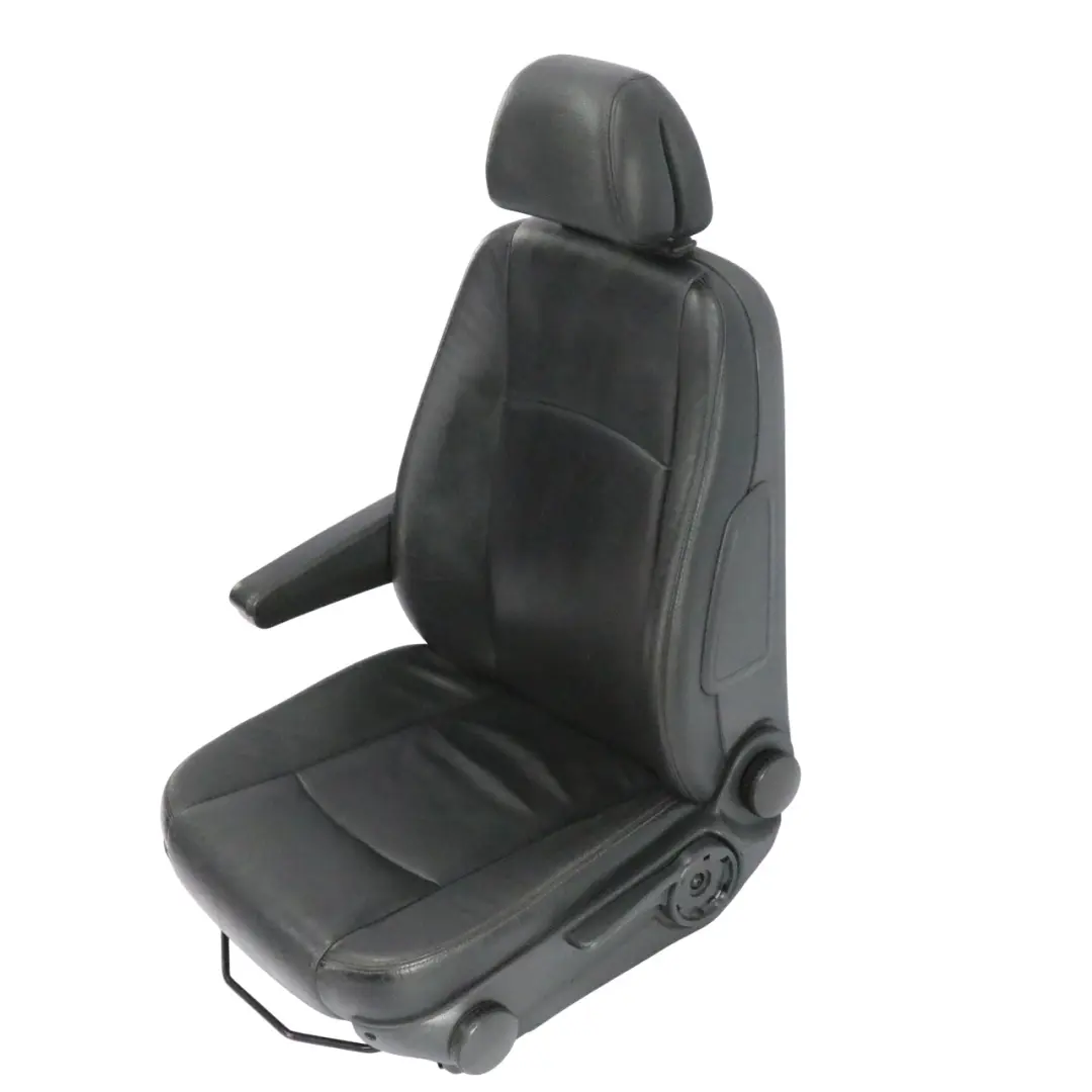 Mercedes W639 Asiento Individual Delantero Izquierdo Calefactable Cuero Negro - SKU A0009106102-3 - Número de pieza A0009106102
