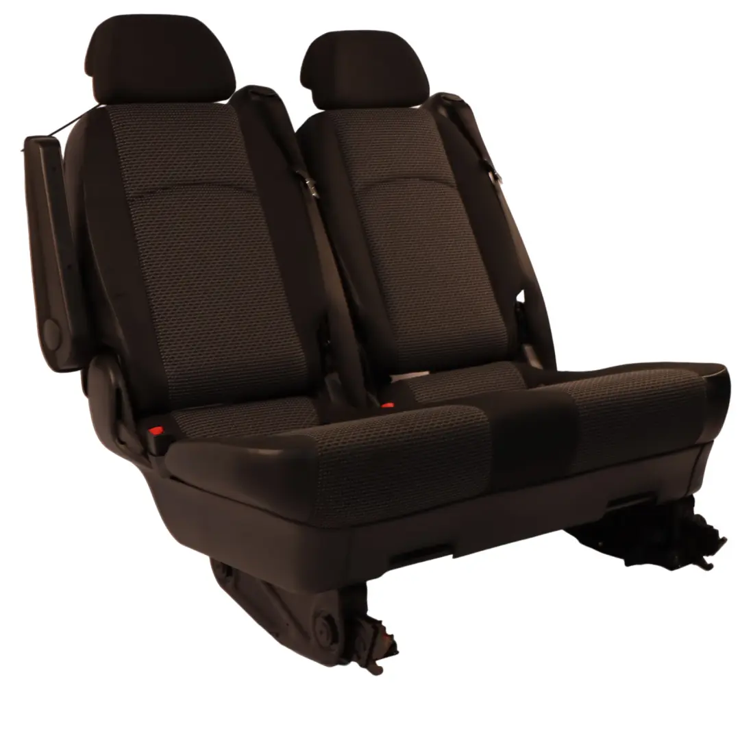 Mercedes W639 Rear Seats Three Seater Seat Bench Right Part O/S Cloth Anthracite - SKU A0019501631-2 - Part number A0019501631