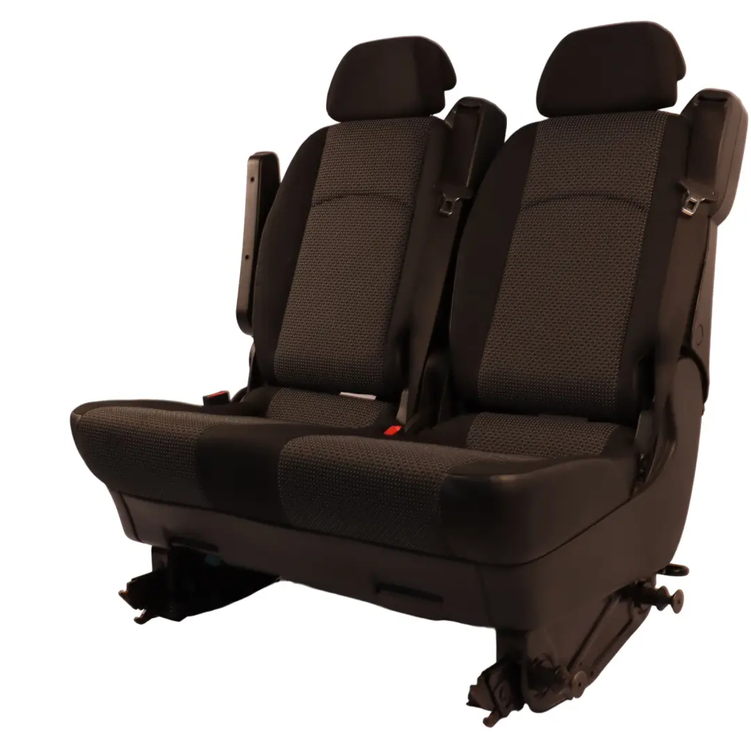 Mercedes W639 Rear Seats Three Seater Seat Bench Right Part O/S Cloth Anthracite - SKU A0019501631-2 - Part number A0019501631