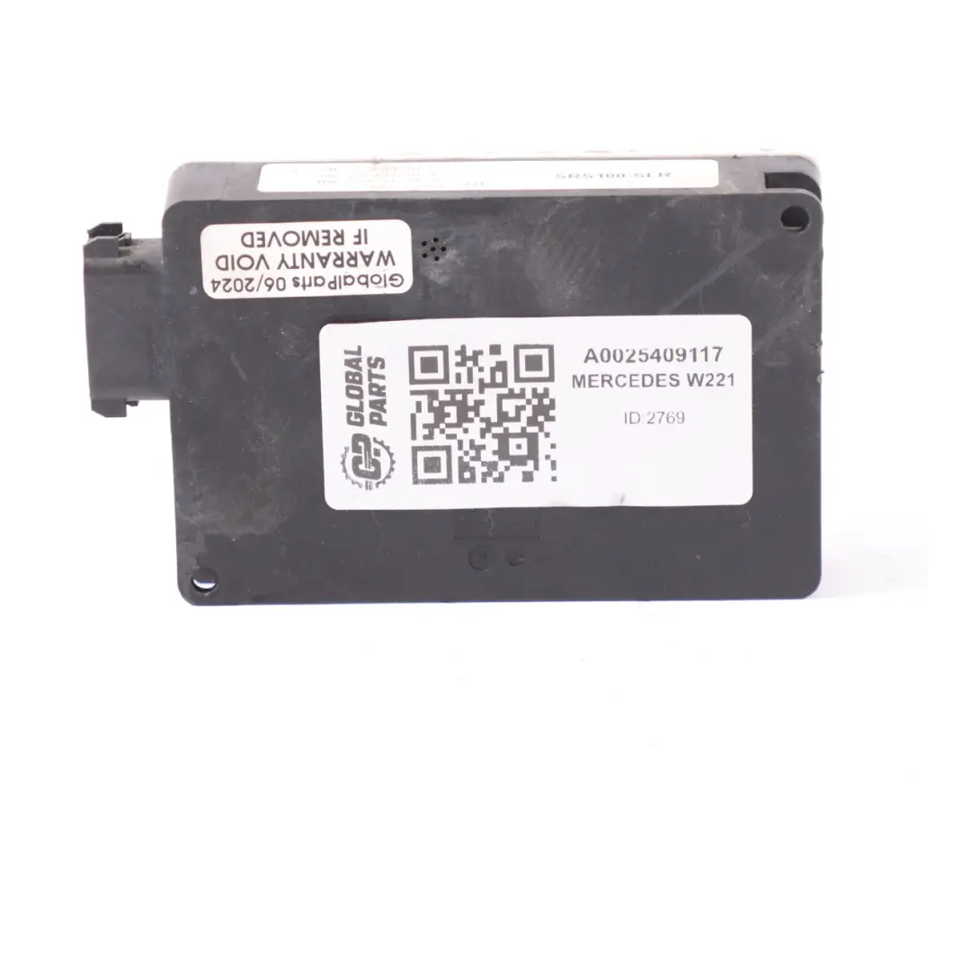 Sensore radar angolo cieco posteriore sinistro destro per Mercedes W221 con numero di parte A0025409117 Mercedes W221 Sensore radar angolo cieco posteriore sinistro destro - SKU A0025409117 - Numero di parte A0025409117