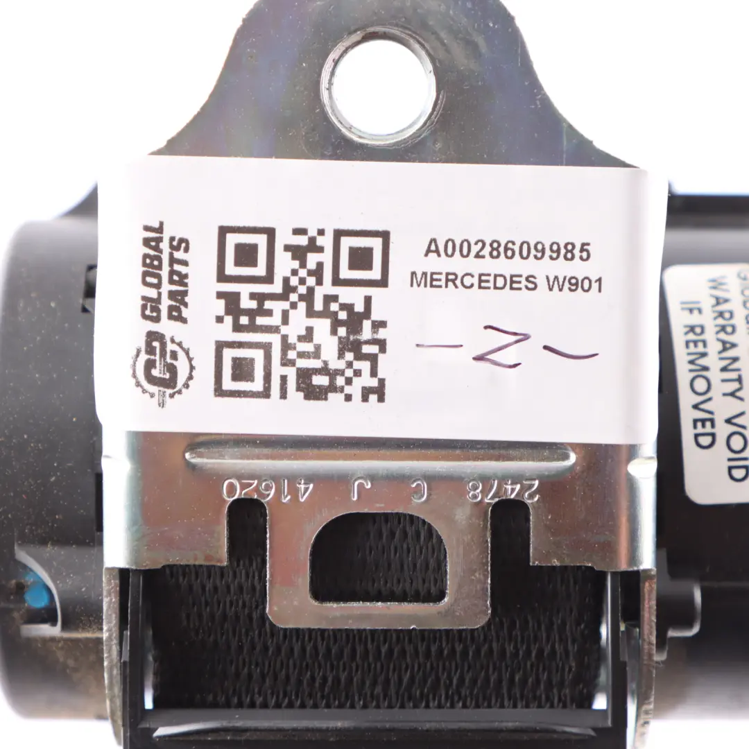 W901 Cinturón de seguridad delantero izquierdo derecho A1688601769 para Mercedes con número de pieza A0028609985 Mercedes W901 Cinturón de seguridad delantero izquierdo derecho A1688601769 - SKU A0028609985 - Número de pieza A0028609985