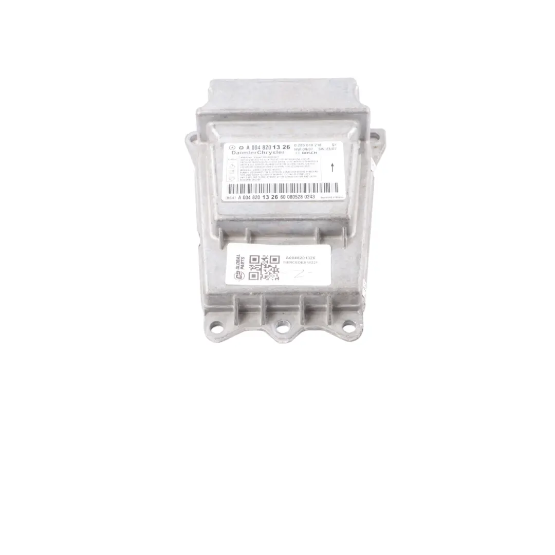 SRS Control Unit Module ECU Air to Mercedes C216 W221 with Part number A0048201326 Mercedes C216 W221 SRS Control Unit Module ECU Air - SKU A0048201326 - Part number A0048201326