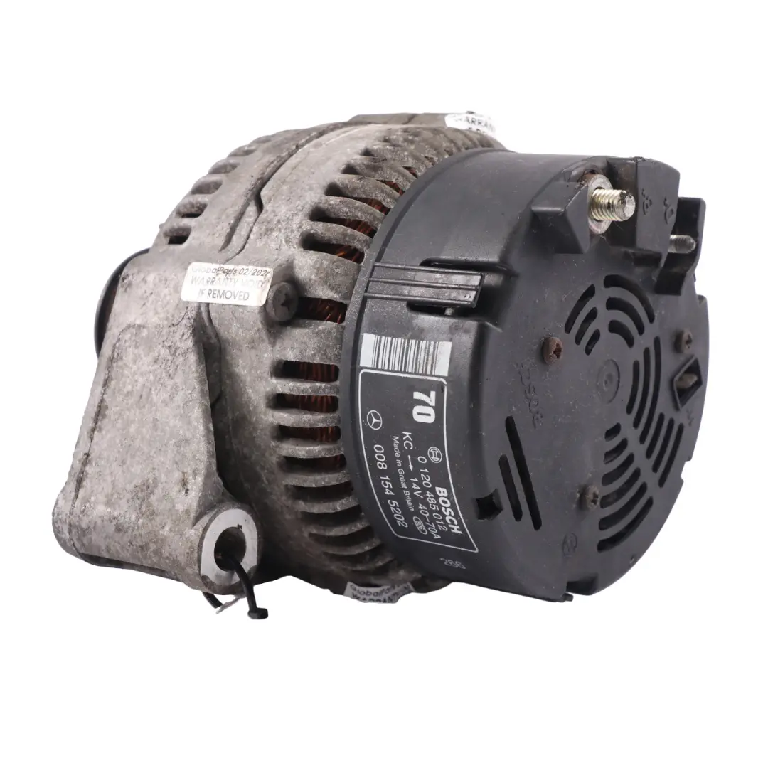 Mercedes W124 M103 Alternator Generator BOSCH 14V 70A A0131541002 - SKU A0081545202 - Part number A0081545202