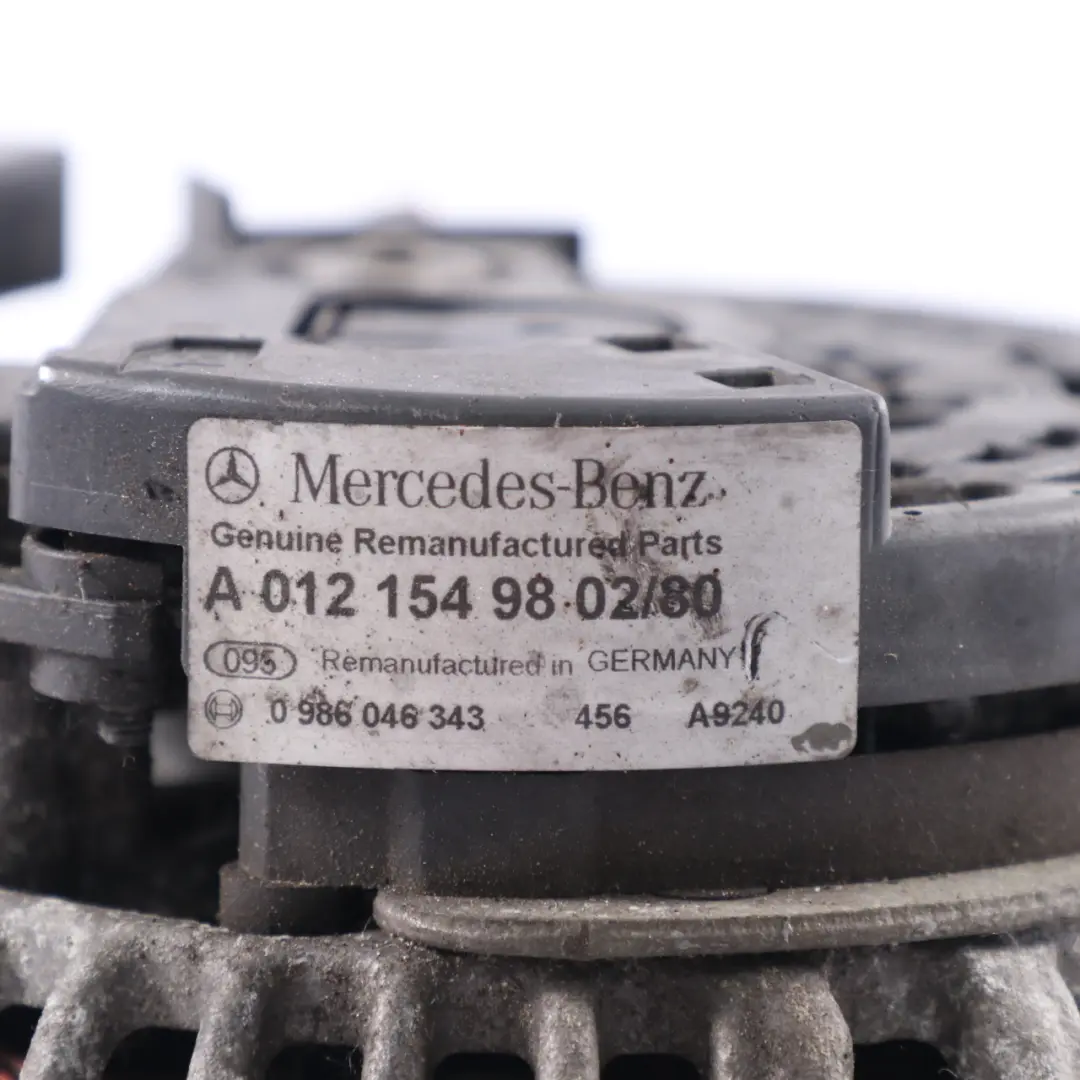 Mercedes W211 Lichtmaschine Generator - SKU A0121549802-1 - Teilenummer A0121549802