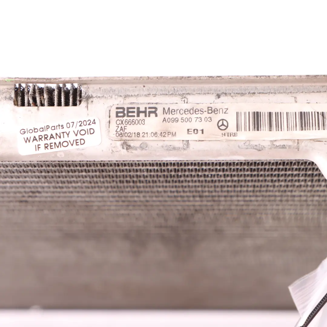 Radiatore Mercedes W205 W213 C253 X253 Radiatore acqua  - SKU A0995007303 - Numero di parte A0995007303