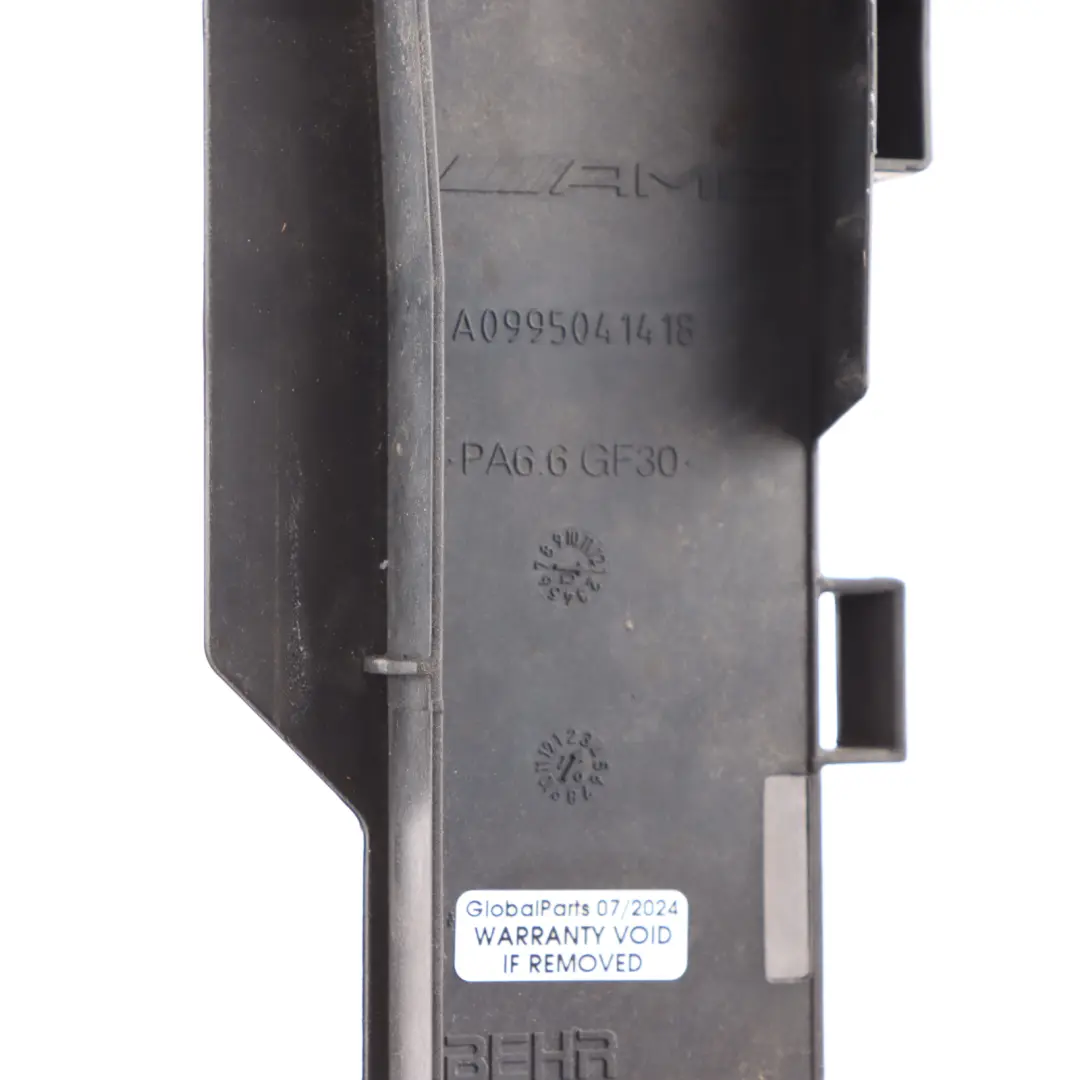 Cooler Frame Mercedes C117 W176 AMG Radiator Mount Holder Bracket to with Part number A0995041418 Cooler Frame Mercedes C117 W176 AMG Radiator Mount Holder Bracket - SKU A0995041418 - Part number A0995041418