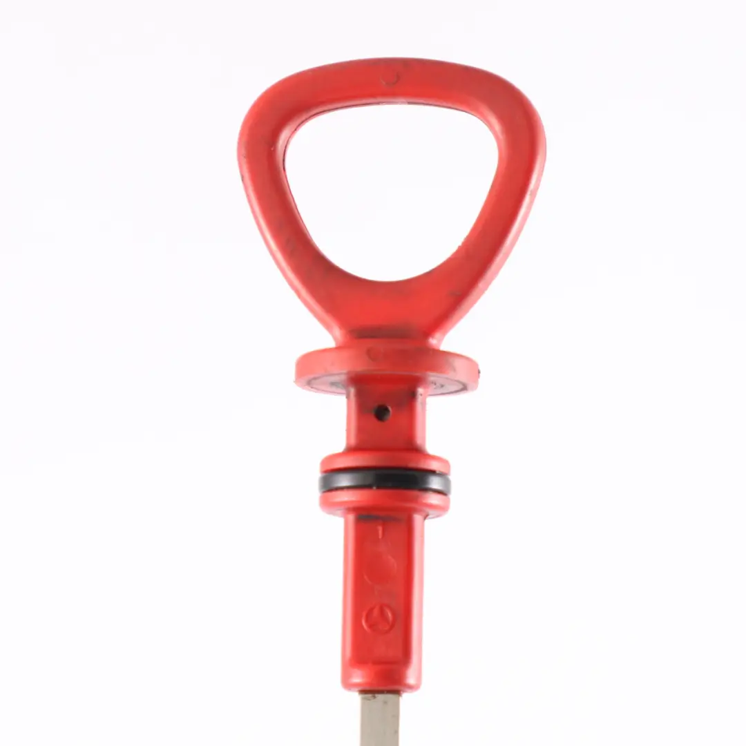 Mercedes W124 M102 M103 Oil Dipstick Engine Oil Level Guide Tube Red - SKU A1020100472 - Part number A1020100472