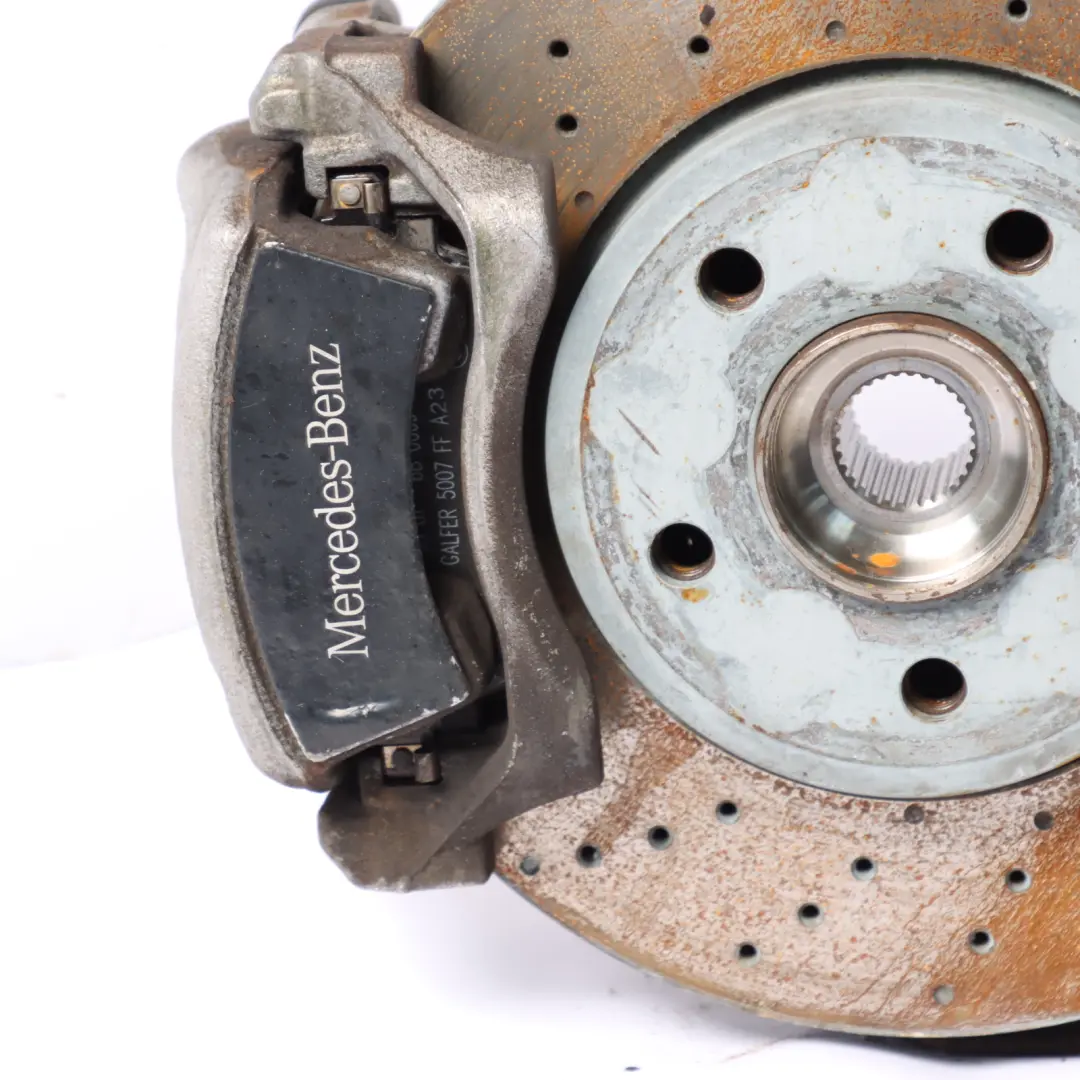 Mercedes W176 A 180 Front Left N/S Suspension Leg Brake Wheel Hub Carrier - SKU A1173231500-1 - Part number A1173231500