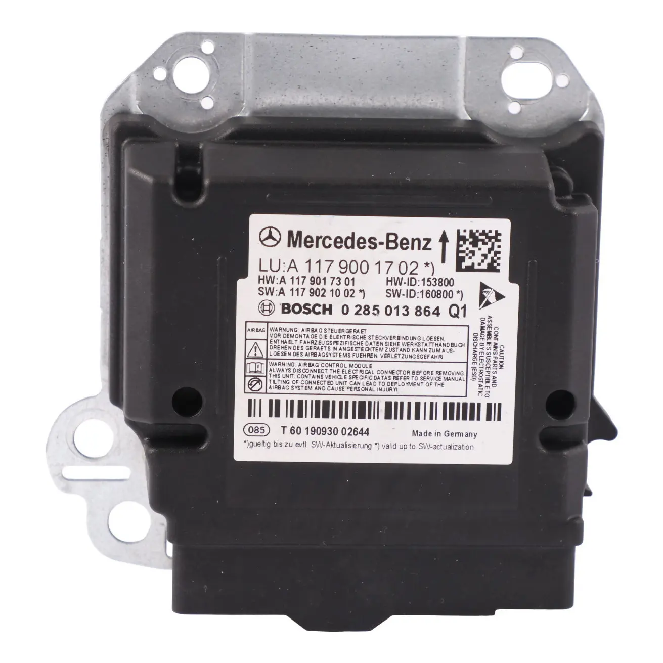 Mercedes GLA X156 Intérieur Module SRS Air Tendeur ceinture sécurité A1179001702