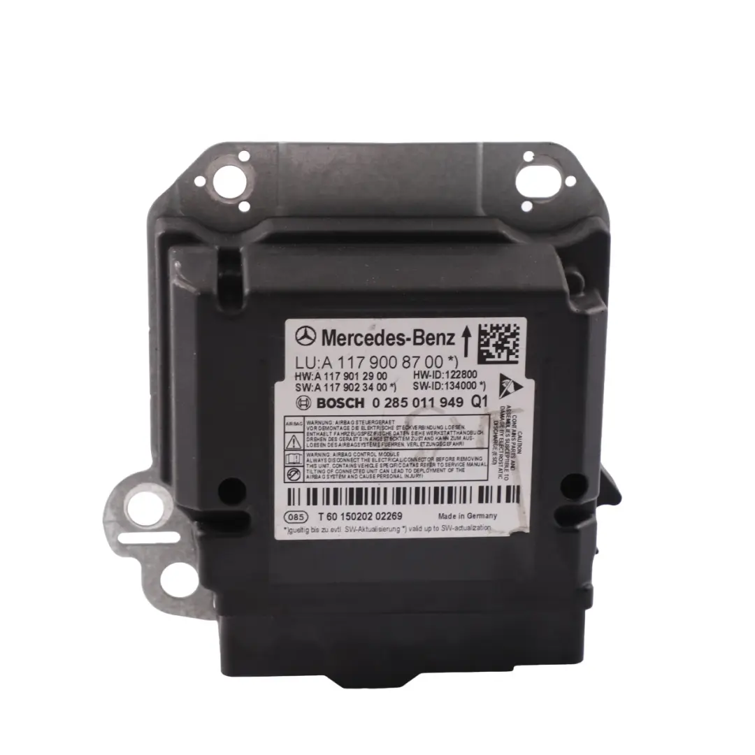 Module Contrôle Tendeur Ceinture Sécurité pour Mercedes GLA X156 Air à propos du numéro de pièce A1179008700 Mercedes GLA X156 Air Module Contrôle Tendeur Ceinture Sécurité - SKU A1179008700 - Numéro de pièce A1179008700