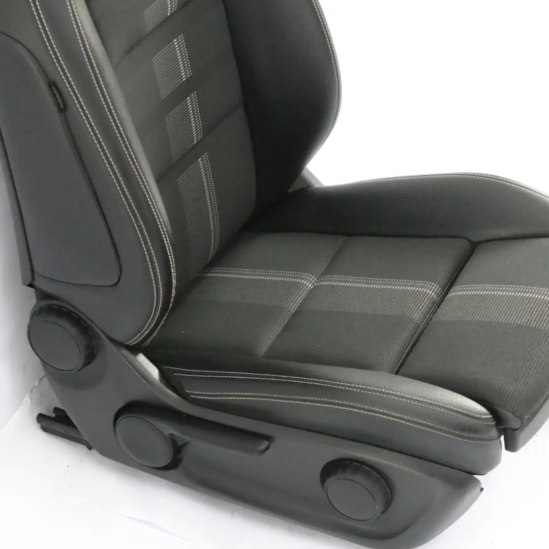 Mercedes C117 W176 Asiento Delantero Derecho Imitacion Cuero Tela Artico Negro - SKU A1179109600-1 - Número de pieza A1179109600
