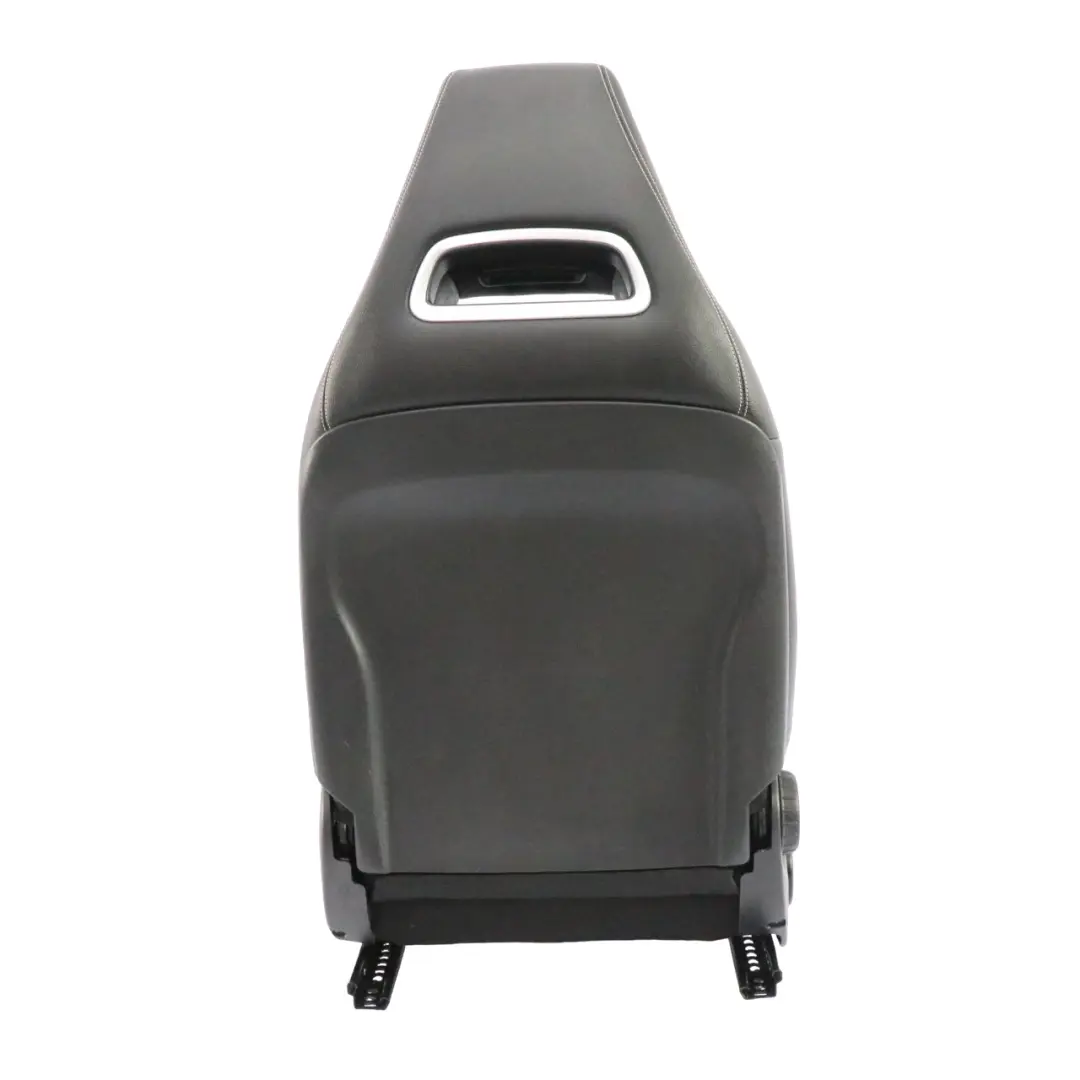 Front Seat Right O/S Imitation Leather Cloth Artico Black to Mercedes C117 W176 with Part number A1179109600 Mercedes C117 W176 Front Seat Right O/S Imitation Leather Cloth Artico Black - SKU A1179109600-1 - Part number A1179109600