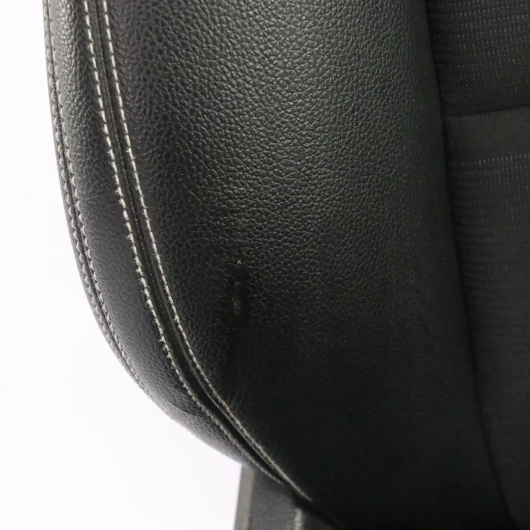 Mercedes C117 W176 Siège avant droit simili cuir tissu Artico noir - SKU A1179109600-1 - Numéro de pièce A1179109600