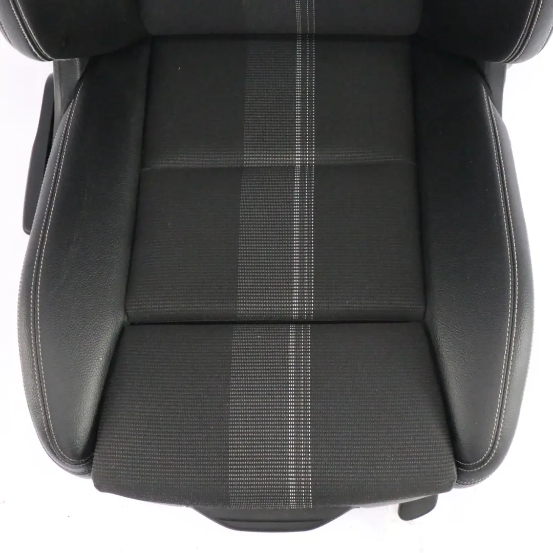 Mercedes C117 W176 Siège avant droit simili cuir tissu Artico noir - SKU A1179109600-1 - Numéro de pièce A1179109600