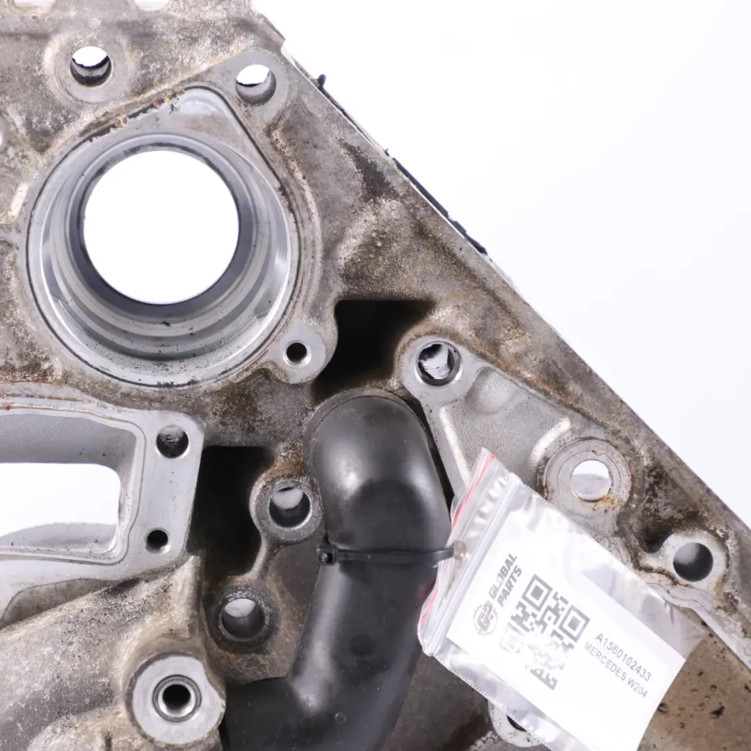 Timing Case Cover Mercedes W204 W212 M156 AMG Engine Chain Box Plate to with Part number A1560102433 Timing Case Cover Mercedes W204 W212 M156 AMG Engine Chain Box Plate - SKU A1560102433 - Part number A1560102433