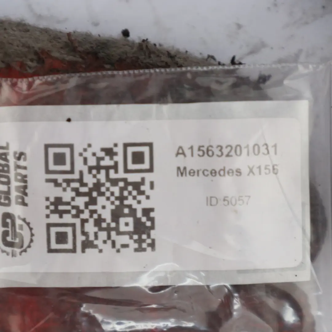  Amortiguador trasero suspensión puntal resorte Mercedes X156 - SKU A1563201031 - Número de pieza A1563201031