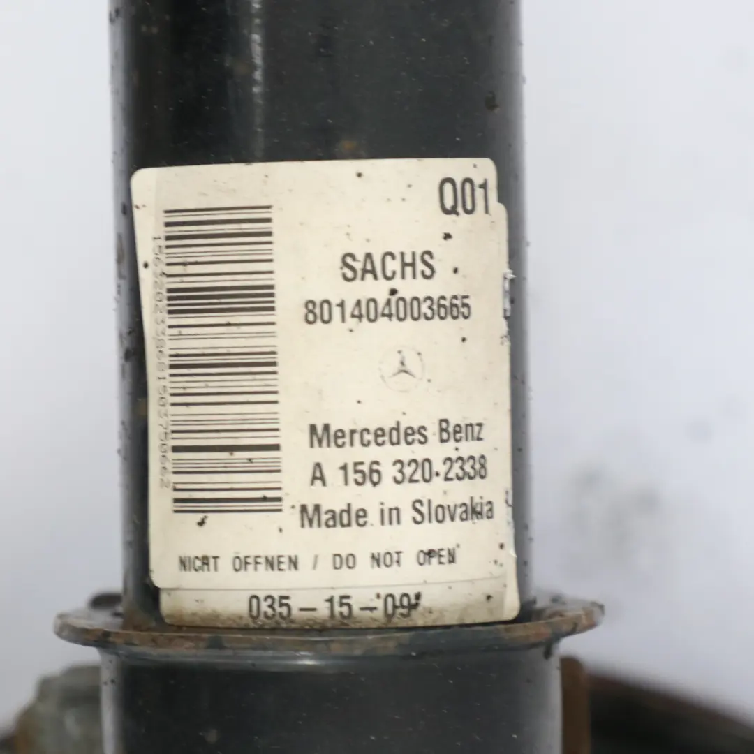 Strut Front Shock Absorber Left N/S to Mercedes X156 220d Spring with Part number A1563231900 Mercedes X156 220d Spring Strut Front Shock Absorber Left N/S - SKU A1563231900-1 - Part number A1563231900