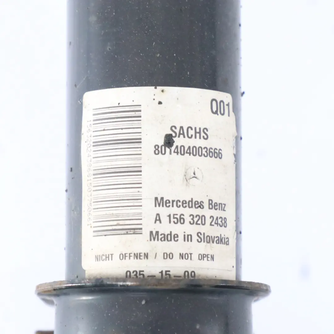 molla puntone ammortizzatore anteriore destra A1563231900 per Mercedes X156 220d con numero di parte A1563232000 Mercedes X156 220d molla puntone ammortizzatore anteriore destra A1563231900 - SKU A1563232000-1 - Numero di parte A1563232000